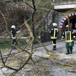 Am Wochenende richtete Sturmtief „Eberhard" Schäden im Saarland an. Foto: BeckerBredel.