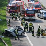 In Neunkirchen kam es auf der A8 zu einem schweren Unfall. Foto: Brandon-Lee Posse