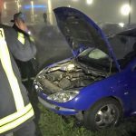 Der Fahrer des Wagens verlor wegen überhöhter Geschwindigkeit die Kontrolle über sein Auto. Foto: Feuerwehr Merzig.