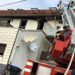 Das Feuer war in einem Mehrfamilienhaus in der Lebacher Straße Hahn ausgebrochen. Foto: Feuerwehr Lebach.