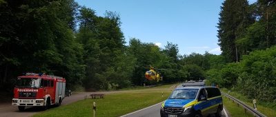 An dieser Stelle ereignete sich der Unfall. Foto: Freiwillige Feuerwehr Gemeinde Beckingen