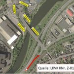 Wegen Sanierungsarbeiten ist die Ausfahrt "Völklingen City" der A 620 für mehrere Wochen voll gesperrt. Bild: LfS