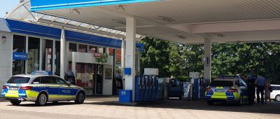 An dieser Tankstelle in Neunkirchen kam es zu der Schlägerei. Foto: Brandon Lee Posse