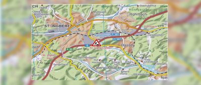 Zwischen Juli und Oktober kommt es zu einer Baustelle auf der A6 an der Anschlusstelle "St. Ingbert-Mitte". Grafik: Landesbetrieb für Straßenbau