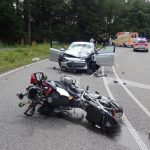 Der Motorradfahrer aus dem Saarland prallte frontal mit einem Hyundai zusammen und starb noch an der Unfallstelle. Foto: Polizei.