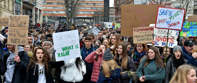 In Saarbrücken fanden bislang schon mehrfach Demos der Klimaaktivisten statt. Foto: BeckerBredel