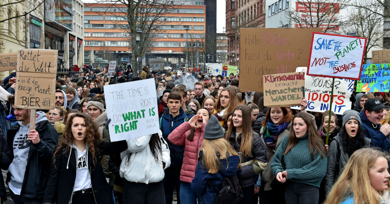 In Saarbrücken fanden bislang schon mehrfach Demos der Klimaaktivisten statt. Foto: BeckerBredel