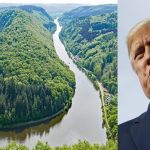 Das Saarland und Donald Trump (rechts) sind Thema eines Satire-Artikels des "Postillon". Fotos: Pixabay | Patrick Semansky/AP/dpa-Bildfunk.