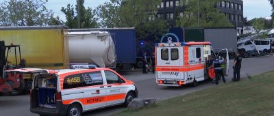 Ein Streit zwischen Lkw-Fahrern war an der Goldenen Bremm eskaliert. Foto: NNS.