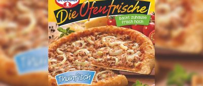 Die Dr. Oetker Nahrungsmittel KG ruft vorsorglich das Produkt Tiefkühlpizza "Die Ofenfrische Thunfisch" zurück. Foto: Dr. Oetker Nahrungsmittel KG