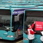 Busfahrer im Saarland gehen am morgigen Dienstag (24. September 2019) in den Warnstreik. Symbolfoto: Frank May dpa/lhe