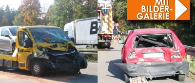 Hier zu sehen: Aufnahmen von der Unfallstelle auf der A6 bei Neunkirchen. Fotos: Brandon Lee Posse