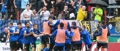 Der 1. FC Saarbrücken ist Herbstmeister in der Regionalliga Südwest. Symbolfoto: Oliver Dietze/dpa-Bildfunk