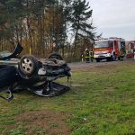 Ein Wagen überschlug sich am Samstag auf der A6 bei St. Ingbert. Foto: Frank Hoffmann/Feuerwehr St. Ingbert