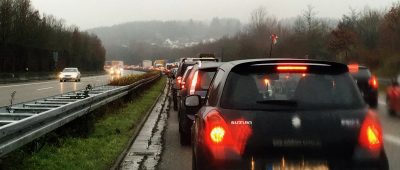 Auf der A8 kommt es bei Heusweiler aktuell zu einem Stau von mehreren Kilometern. Archivfoto: BeckerBredel