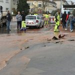 In Saarbrücken kommt es aktuell aufgrund eines Wasserrohrbruchs zu Verkehrsbeeinträchtigungen. Foto: Becker&Bredel