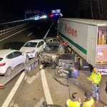 Zwei Fahrer wurden bei dem Unfall verletzt. Foto: Freiwillige Feuerwehr Neunkirchen-Innestadt/Facebook