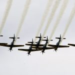 Im Saarland sorgt der Fluglärm von Militärflugzeugen für großen Ärger. Symbolfoto: Alan Morici/dpa-Bildfunk