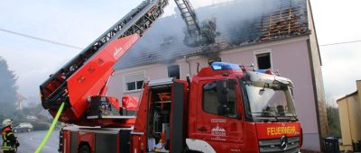 Nach einem Brand in Steinberg-Deckenhardt ist ein 50-jähriger Mann aufgrund seiner schweren Verletzungen am heutigen Sonntag (05.01.2020) verstorben. Foto: Brandon-Lee Posse