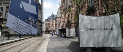 Unter anderem sollen die Kameras an der Saarbrücker Johanneskirche stehen. Fotos: BeckerBredel