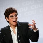 Weit entfernt von einstigen Umfragewerten: CDU-Chefin Annegret Kramp-Karrenbauer. Foto: Christian Charisius/dpa