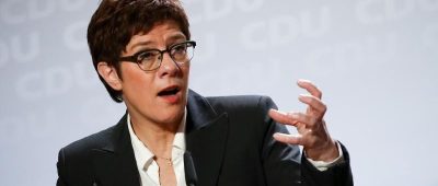 Weit entfernt von einstigen Umfragewerten: CDU-Chefin Annegret Kramp-Karrenbauer. Foto: Christian Charisius/dpa