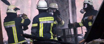 Dieses Foto entstand während des Einsatzes an der Reitanlage in Neunkirchen-Furpach.