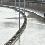 In Saarbrücken kommt es aufgrund des Hochwassers zu einer Sperrung der Stadtautobahn. Foto: BeckerBredel