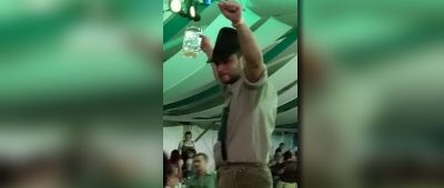 Die Polizei sucht diesen Mann. Durch einen Sturz verletzte er eine 36-Jährige auf dem Blieskasteler Oktoberfest. Foto: Polizei