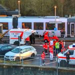 Der Zug Richtung Saarbrücken wurde in Idar-Oberstein gestoppt. Foto: Sebastian Schmitt/dpa-Bildfunk