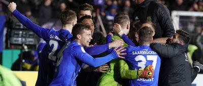 Der 1. FC Saarbrücken erwartet die heutige DFB-Pokal-Auslosung mit höchster Spannung. Symbolfoto: Thomas Frey/dpa