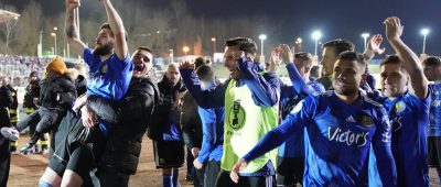 Der 1. FC Saarbrücken freut sich auf das DFB-Pokal-Halbfinale. Symbolfoto: Thomas Frey/dpa