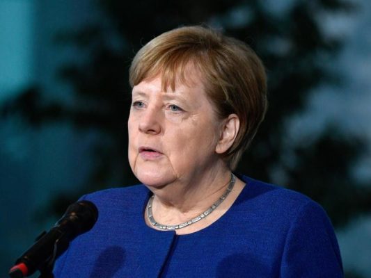 Bundeskanzlerin Angela Merkel: "Maßnahmen, die es so in unserem Lande noch nicht gegeben hat.". Foto: John Macdougall/POOl AFP/dpa