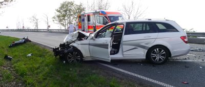 Ein 22-jähriger Motorradfahrer aus dem Saarland ist bei einem schweren Verkehrsunfall nahe Saarburg ums Leben gekommen. Foto: Florian Blaes