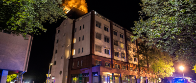 Bis etwa 9.00 Uhr befand sich die Feuerwehr in Saarlouis-Roden im Einsatz. Foto: Rolf Ruppenthal