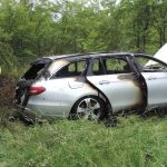 Das Fluchtauto wurde in Homburg-Erbach gefunden. Foto. BeckerBredel