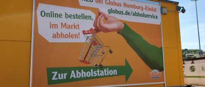 Der Globus-Markt in Homburg-Einöd bietet ab sofort einen Online-Abholservice an. Foto: Globus SB-Warenhaus