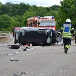 Der Wagen musste infolge der Kollision auf der L226 abgeschleppt werden. Foto: BeckerBredel