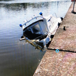 Das Boot kenterte in der Mosel. Foto: Polizei