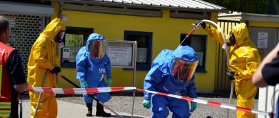 Der Einsatzort: das Bexbacher Freibad. Foto: BeckerBredel