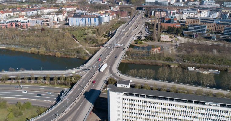 Die Westspangenbrücke wird saniert. Archivfoto: BeckerBredel