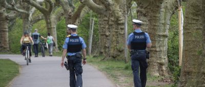 Zwischen Mitte März und Ende April machte die Polizei mehr als 2.800 Kontrollgänge und -fahrten. Archivfoto. BeckerBredel