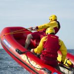 Wasserretter rückten zu einem Einsatz auf dem Losheimer Stausee aus. Symbolfoto: DLRG/dpa-Bildfunk