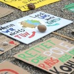 Die Klimaschutzbewegung "Fridays for Future Saar" protestiert in Saarbrücken gegen das Kohleausstiegsgesetz. Archivfoto: BeckerBredel