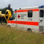 Der Wanderer wurde mit einem Hubschrauber ins Krankenhaus gebracht. Symbolfoto: ADAC SE/Feuerwehr Glan-Münchweiler/dpa-Bildfunk