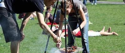 In Saarbrücken herrscht ein vorläufiges Grillverbot