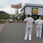 Der Vorfall hat sich auf dem Lidl-Parkplatz am Forum in Homburg ereignet. Foto: BeckerBredel