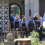 Hier zu sehen: die Polizei bei Ermittlungen in Piesbach. Foto: Brandon Lee Posse