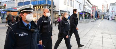 Im ganzen Saarland kontrollierte die Polizei die Einhaltung der Corona-Regeln. Foto: BeckerBredel