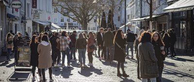 In der Kaltenbachstraße in Saarbrücken wurde wegen starker Frequentierung eine Maskenpflicht verhängt. Symbolfoto: BeckerBredel